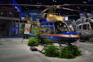 Bell 407 Taken by Rugged Video at Heli-Expo 2015 All rights reserved.