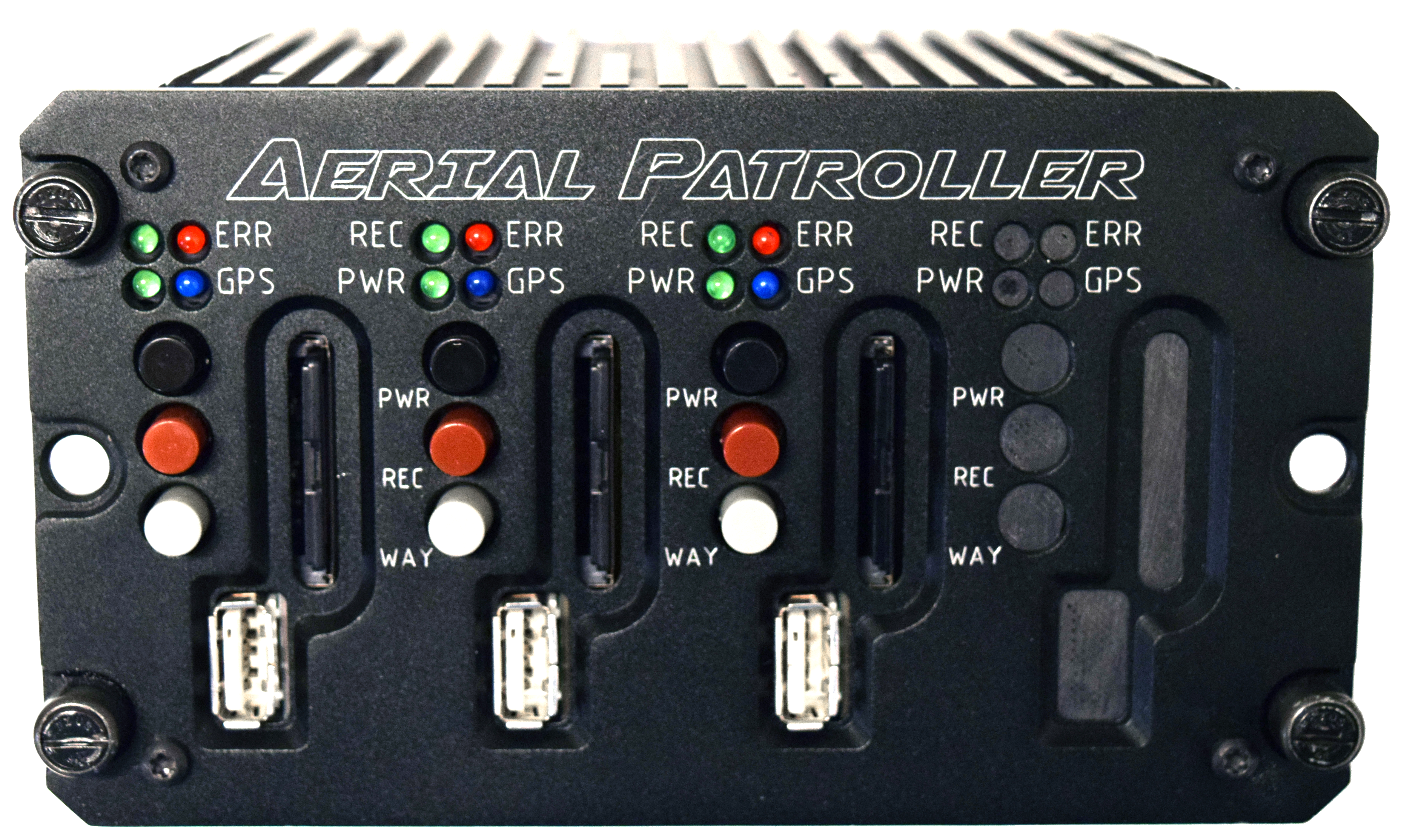 Aerial Patroller 3-Channel Video Recorder Front View