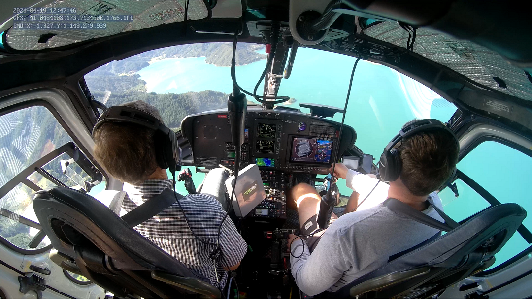 EAGLEi 4K Cockpit View in AS350 Helicopter